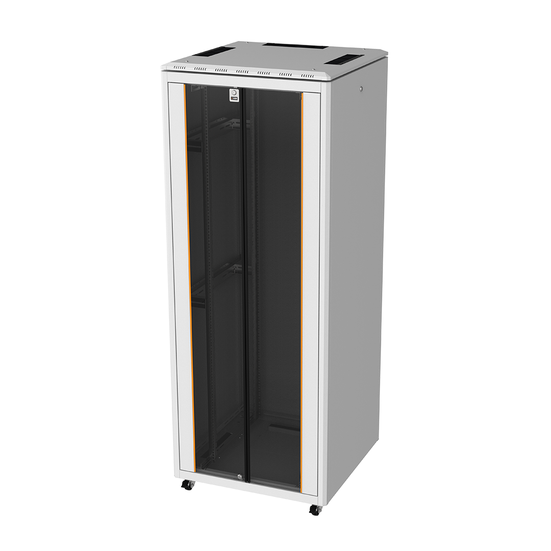 42U 800 mm Width 800 mm Deepth Double Glass Door Vega Cabinet