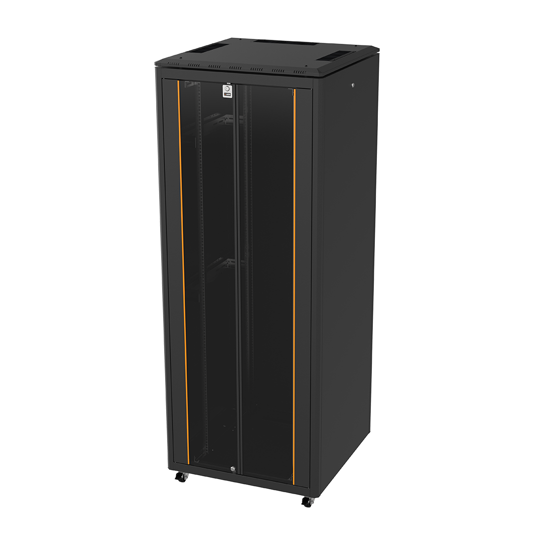 42U 800 mm Width 800 mm Deepth Double Glass Door Vega Cabinet
