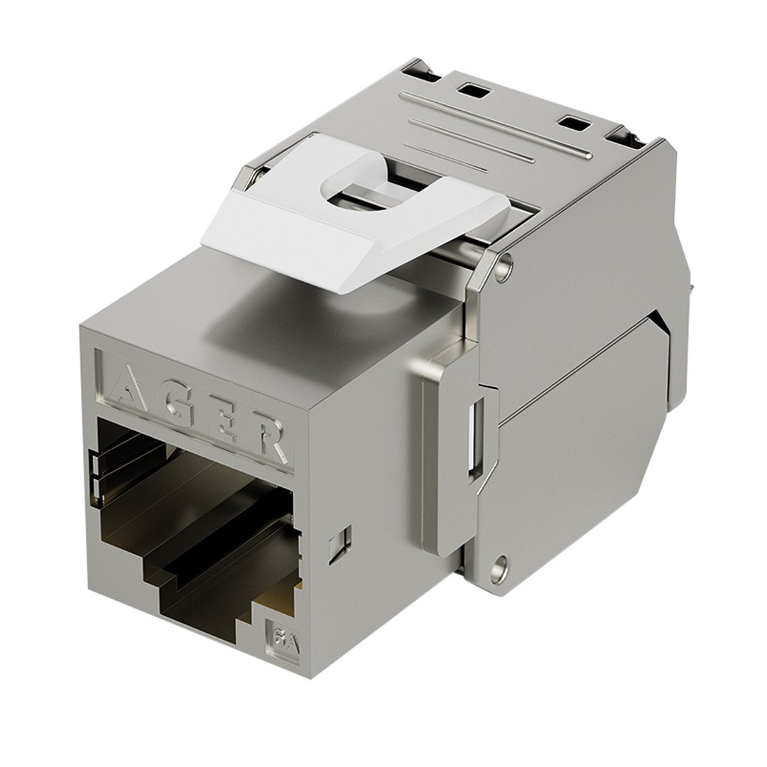 Cat 6A FTP Keystone Jack (Metal)